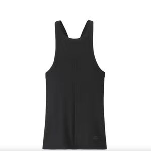 New ALEXANDER WANG x Uniqlo HeatTech Ribbed Racerback Sleeveless Top Warm BLACK